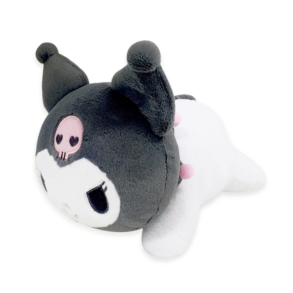 Sanrio Kuromi Lying Soft Stuffed Animal Plush Toy Cushion / Hello Discount Store